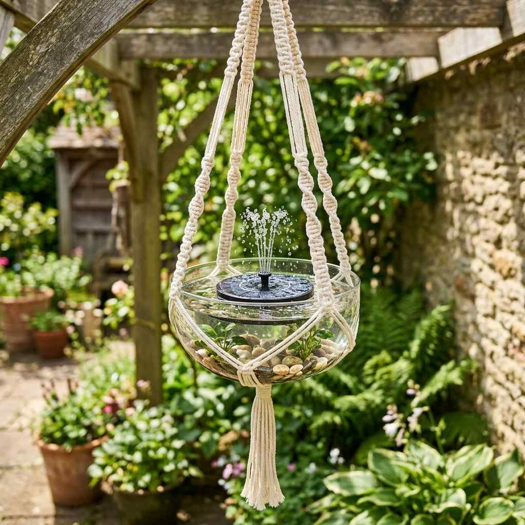 10Glass bowl with solar fountain 202605181408