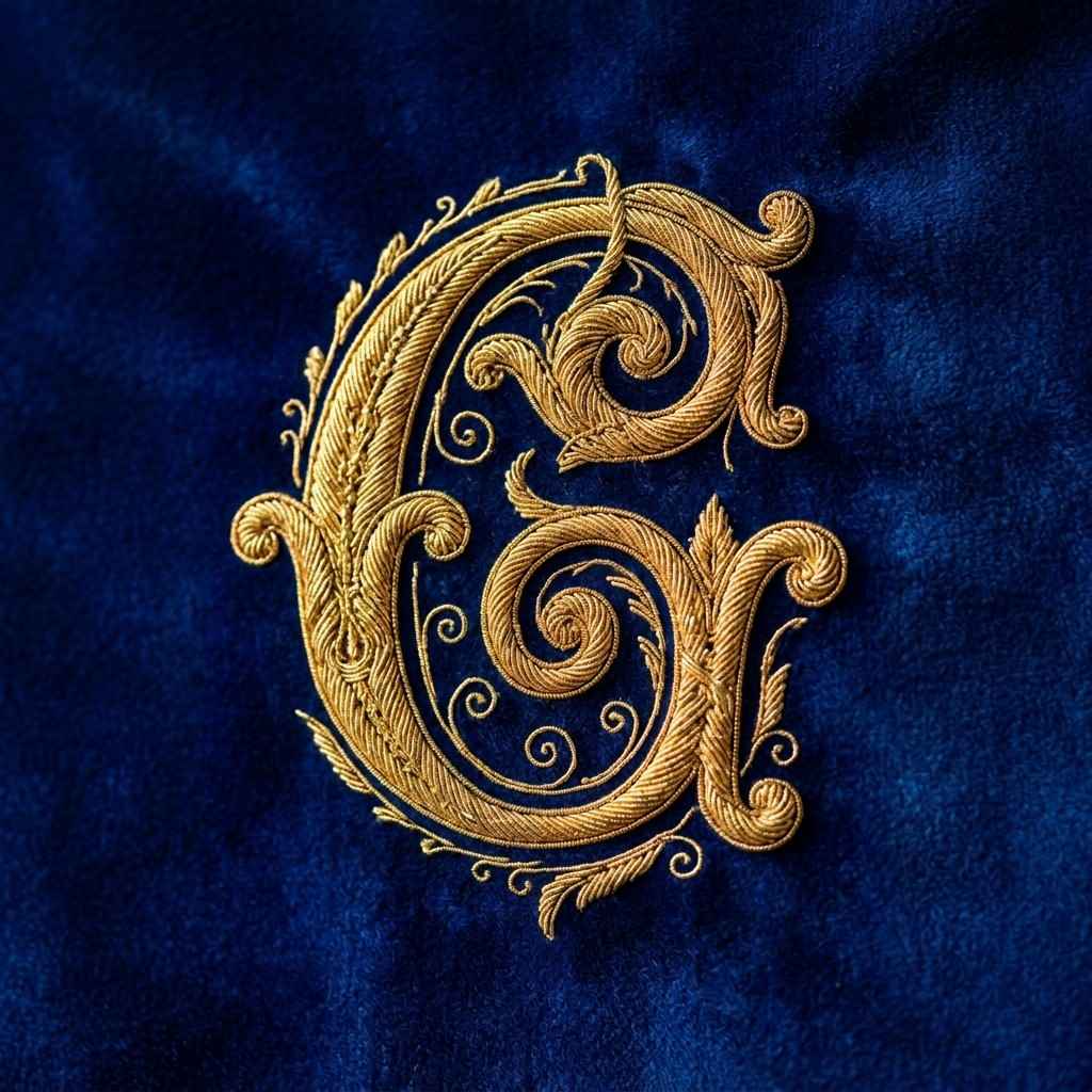 10Gold wire embroidery capital G 202605311848 1
