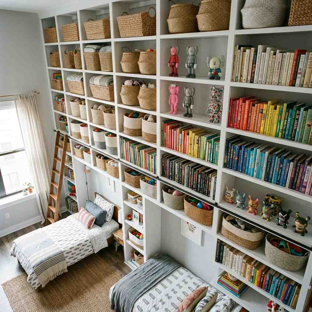11Floor to ceiling shelving filled 202605071818