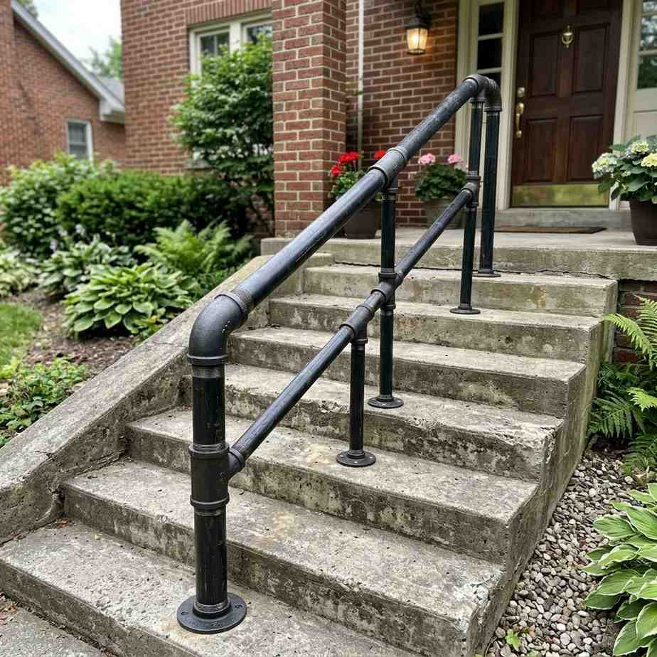 12Industrial iron pipe handrail co 202605171019