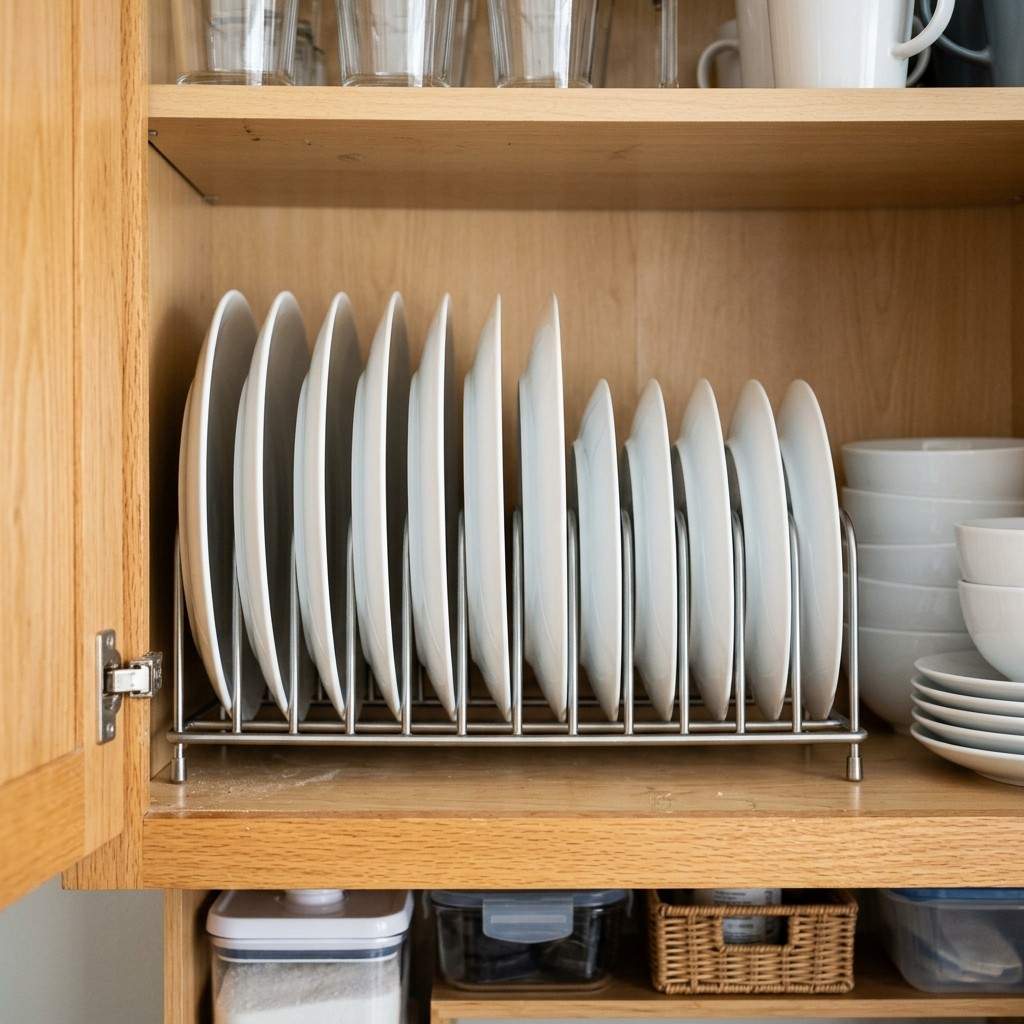 20 Smart IKEA Hacks to Organize Your Home 14Stainless steel organizer holdin 202605212156