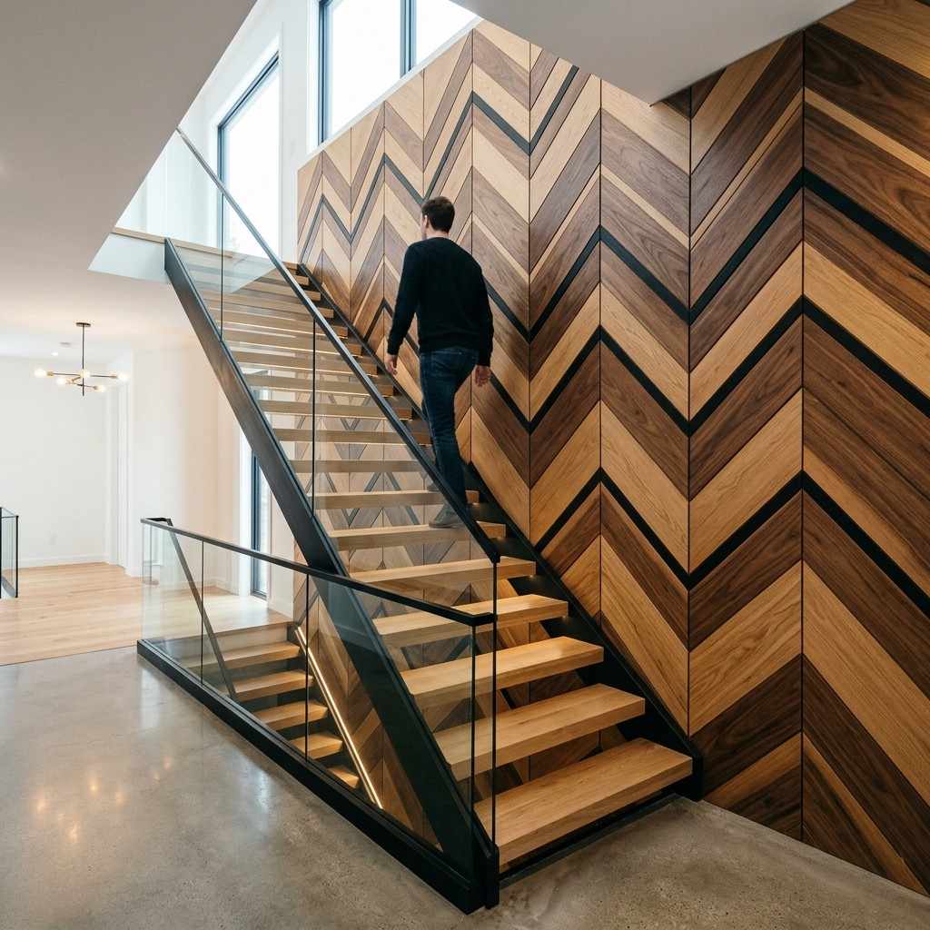 15Chevron patterned wood panels st 202605161416