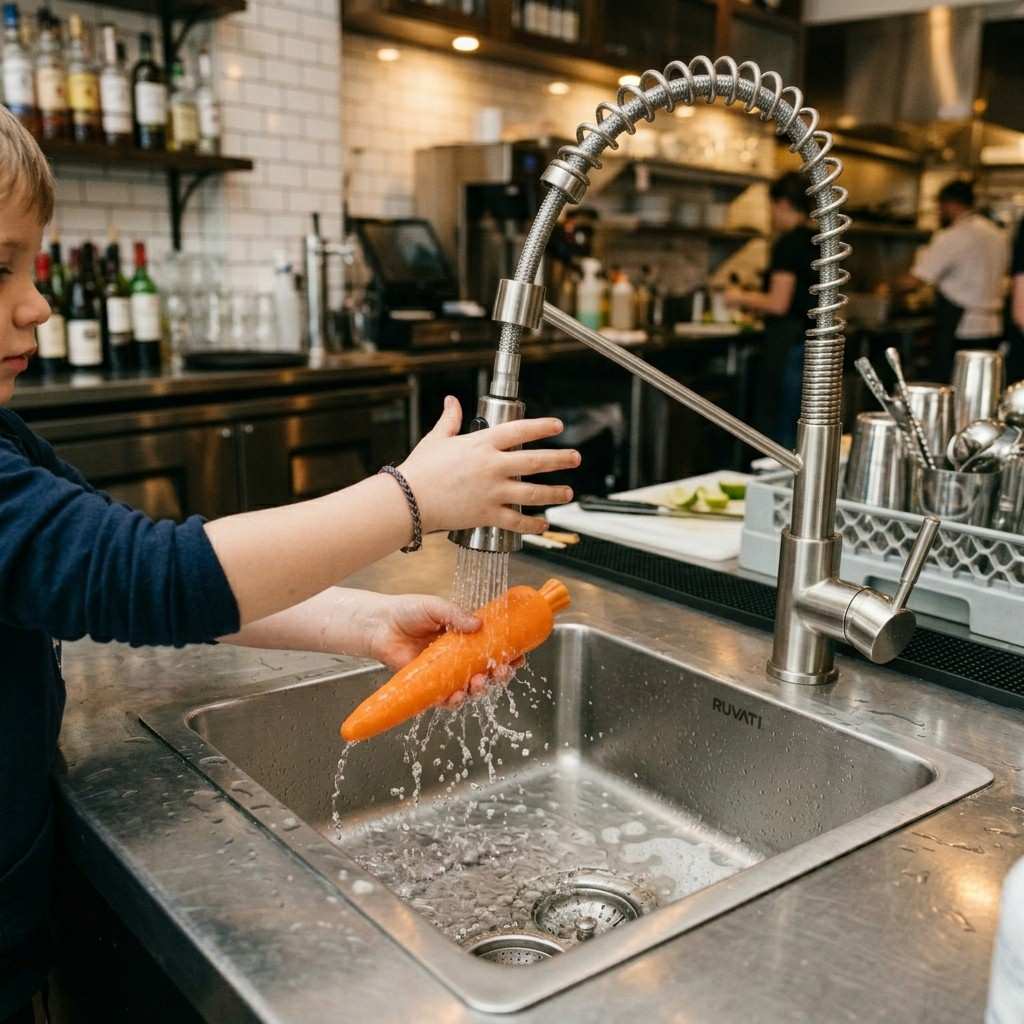 15Professional Bar Sink with Sprayer 202605131808