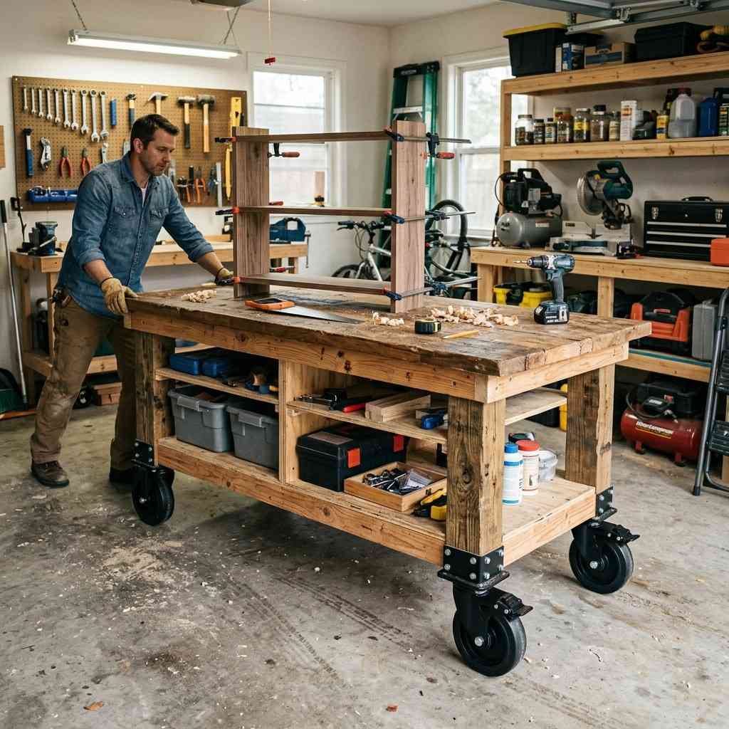15Rolling workbench in garage 202605091404