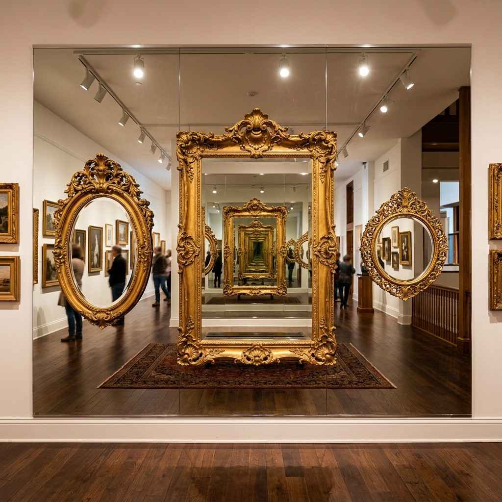 16Layered mirror gallery reflection 202605131425