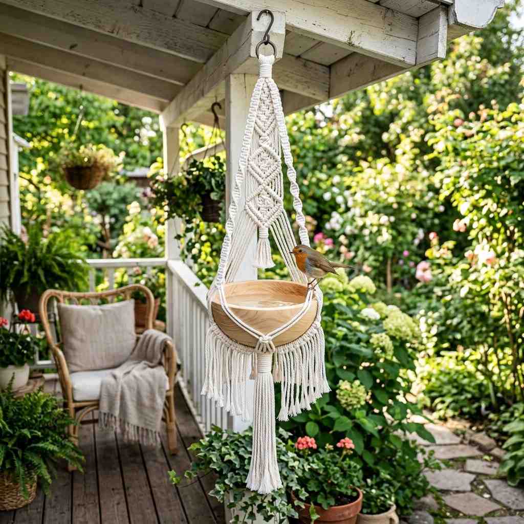 19Macram bird swing porch eave 202605121750