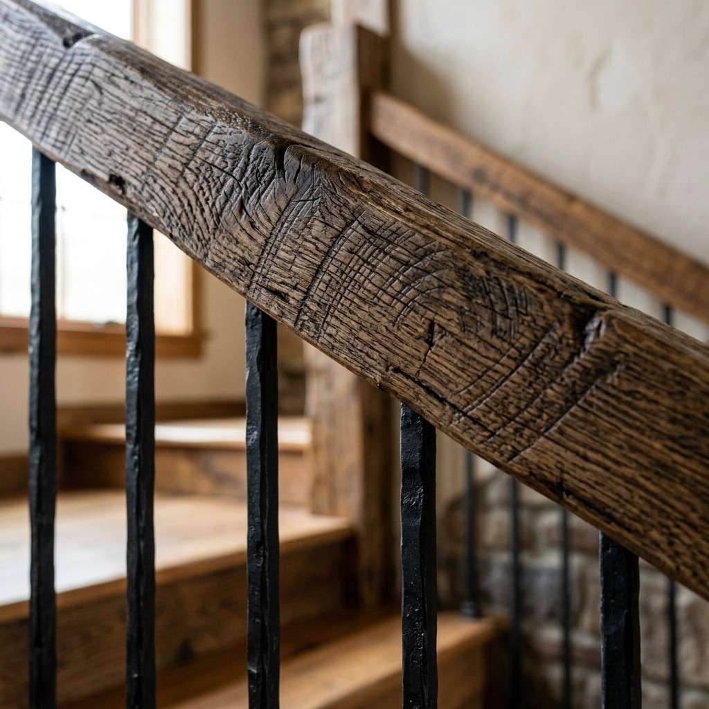 1Oak handrail with iron balusters 202605161409