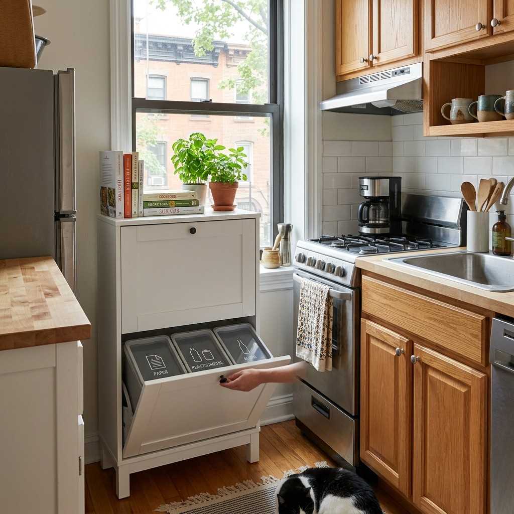 20 Smart IKEA Hacks to Organize Your Home 20A compact apartment kitchen highlighting 202605212200