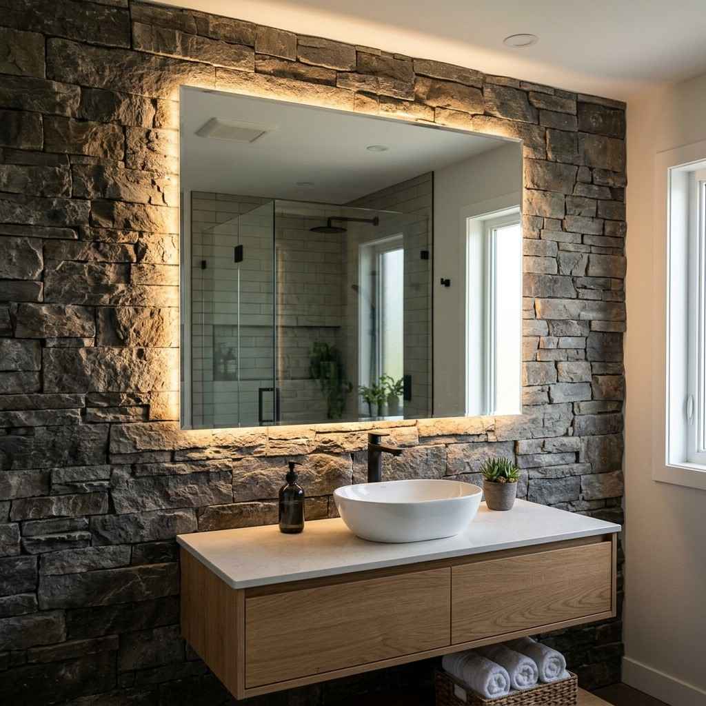 21Frameless floating vanity mirror 202605191254