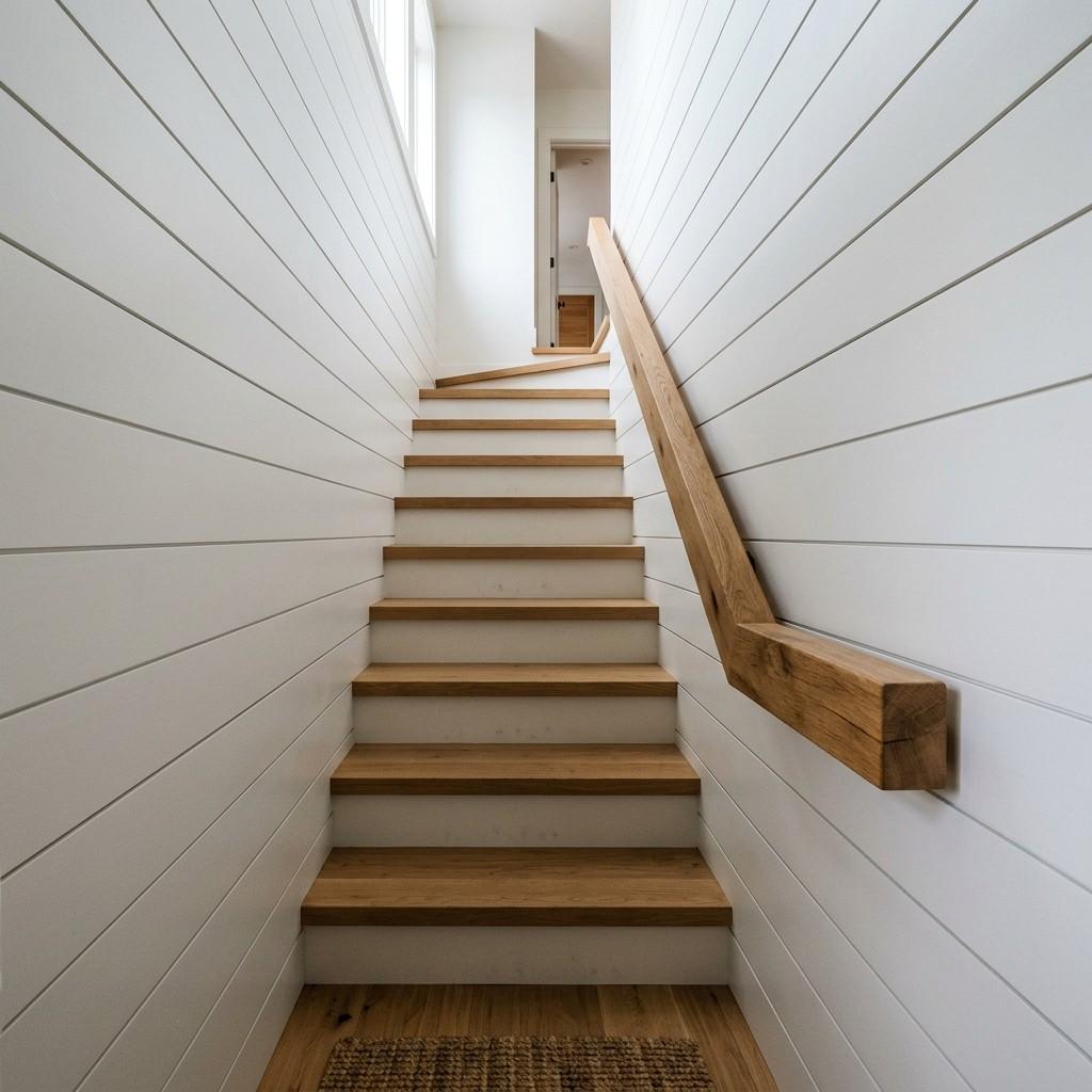 25Staircase with shiplap walls 202605161422