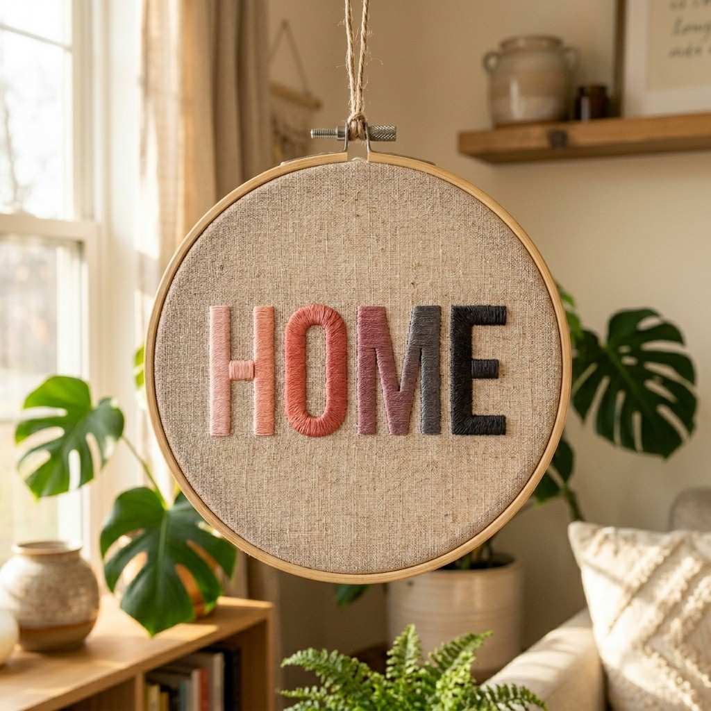 3Embroidery hoop with word HOME 202605311845