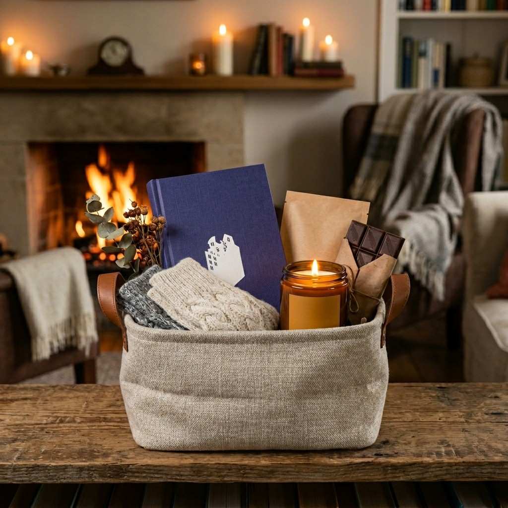 4Literary gift basket with book 202605231658
