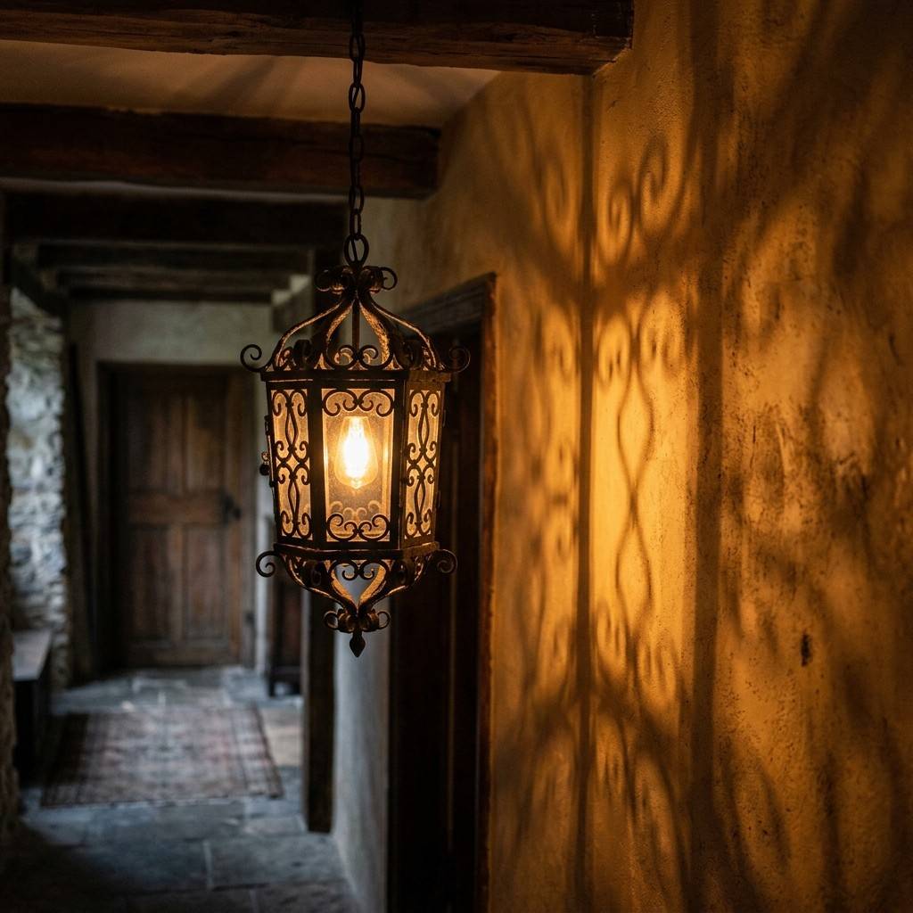 5Lantern glowing in hallway 202605231156