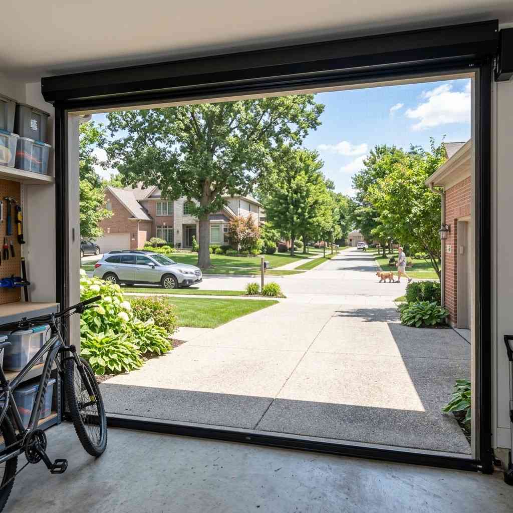 5Motorized garage screen door low 202605200840