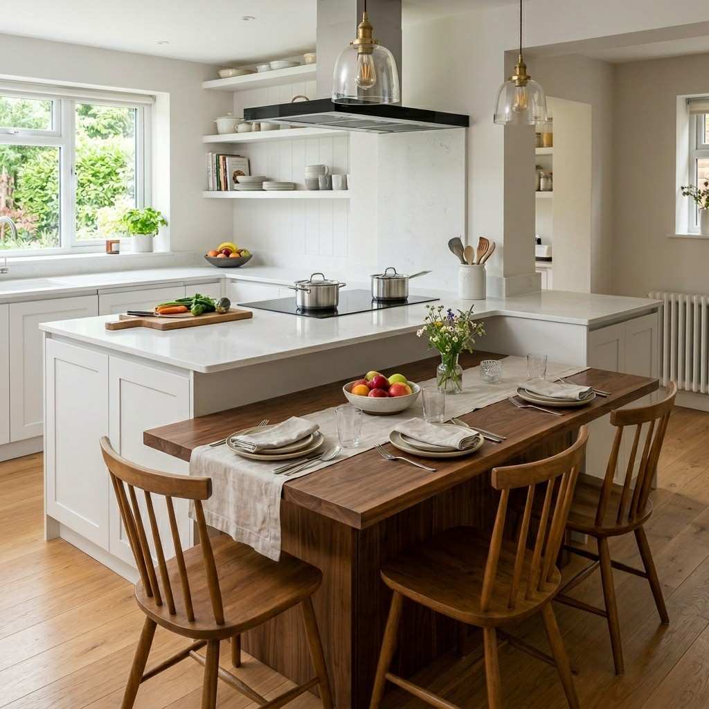 25 Stunning Kitchen Island Ideas with Seating for Modern Homes 6T