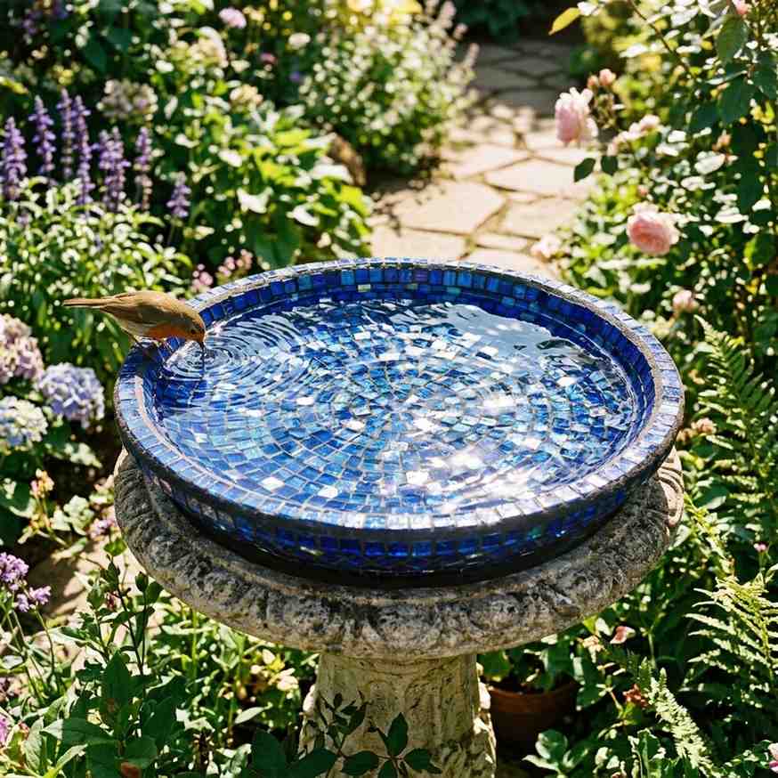 7Blue mosaic bird bath bowl 202605181407