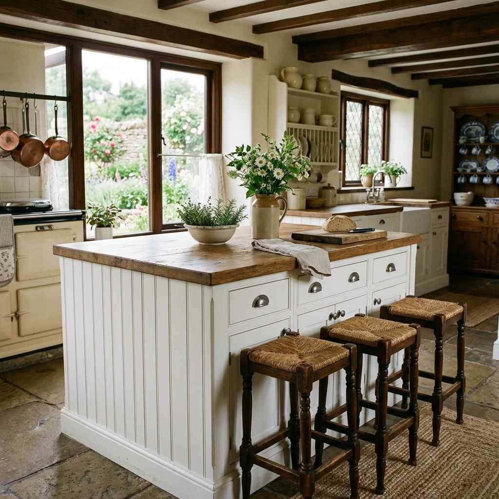 25 Stunning Kitchen Island Ideas with Seating for Modern Homes 8Farmhouse kitchen island with st 202605201129