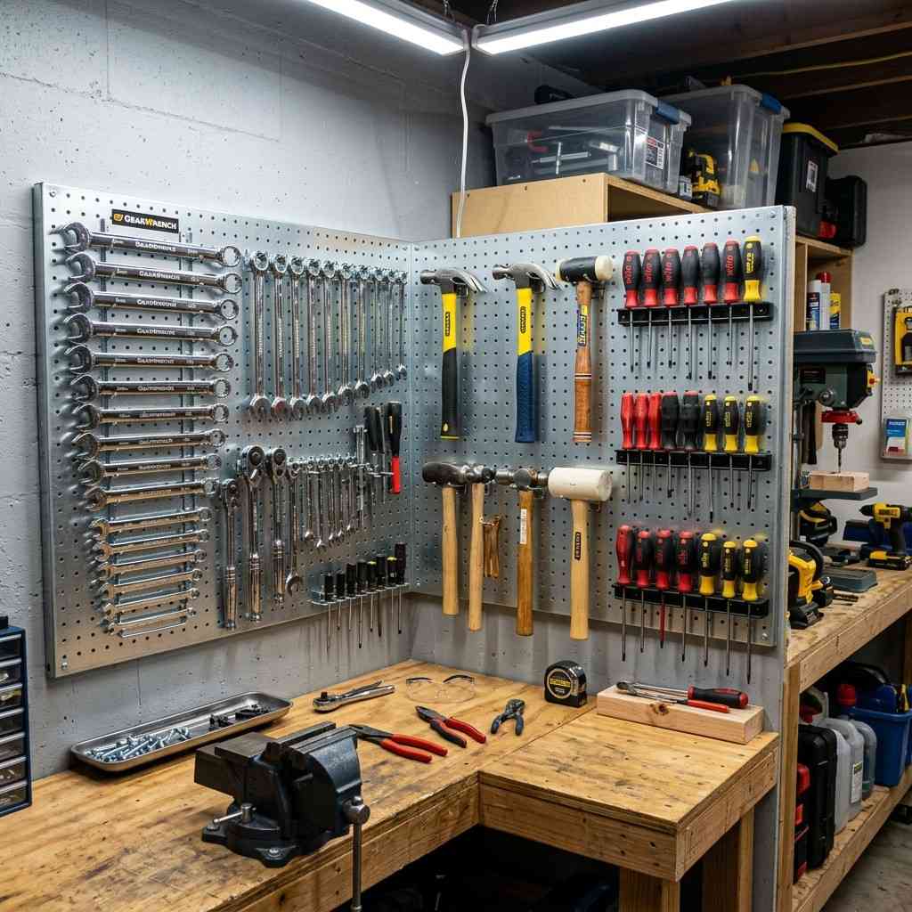 8Workbench with tools pegboard 202605200842
