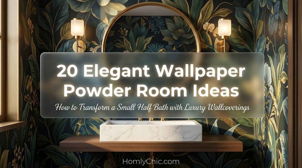 Powder room wallpaper ideas banner 202605301238