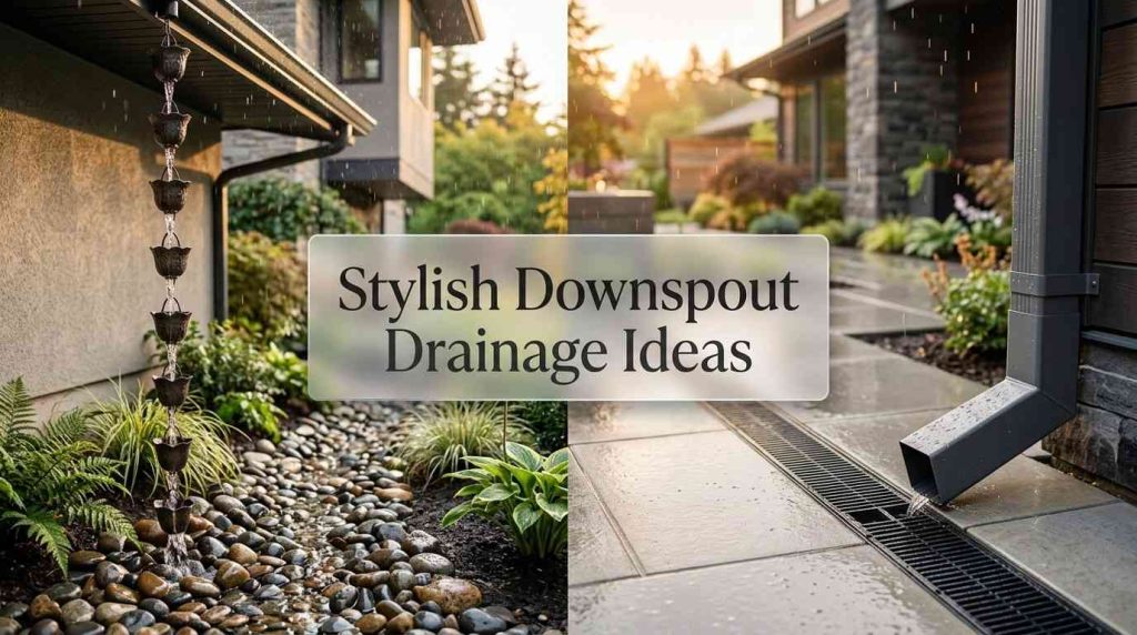 Stylish downspout drainage ideas 202605151620