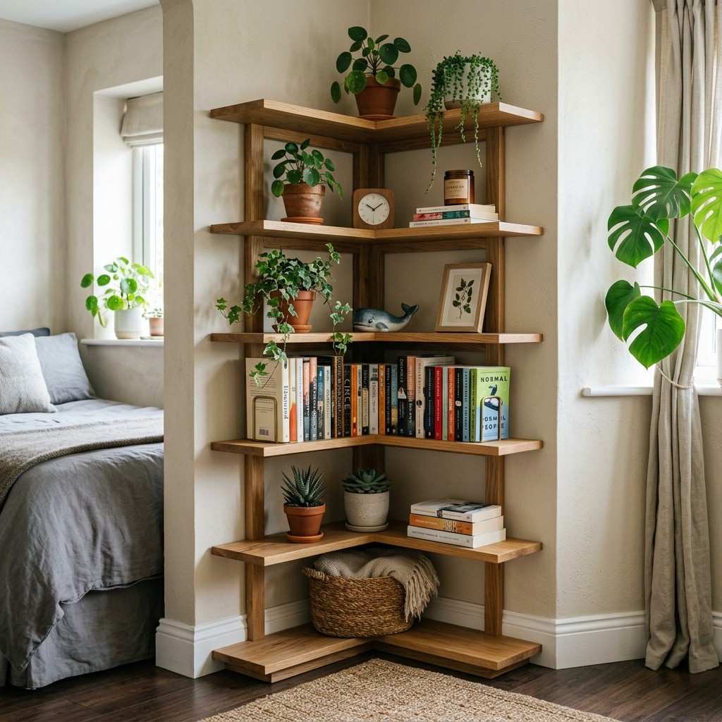10Corner shelving unit holding plants 202606081601