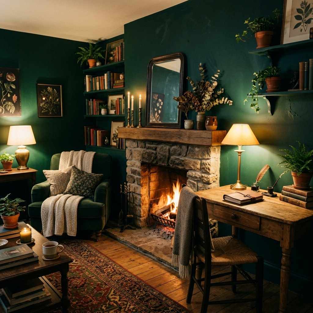 10Emerald green living room interior 202606061252