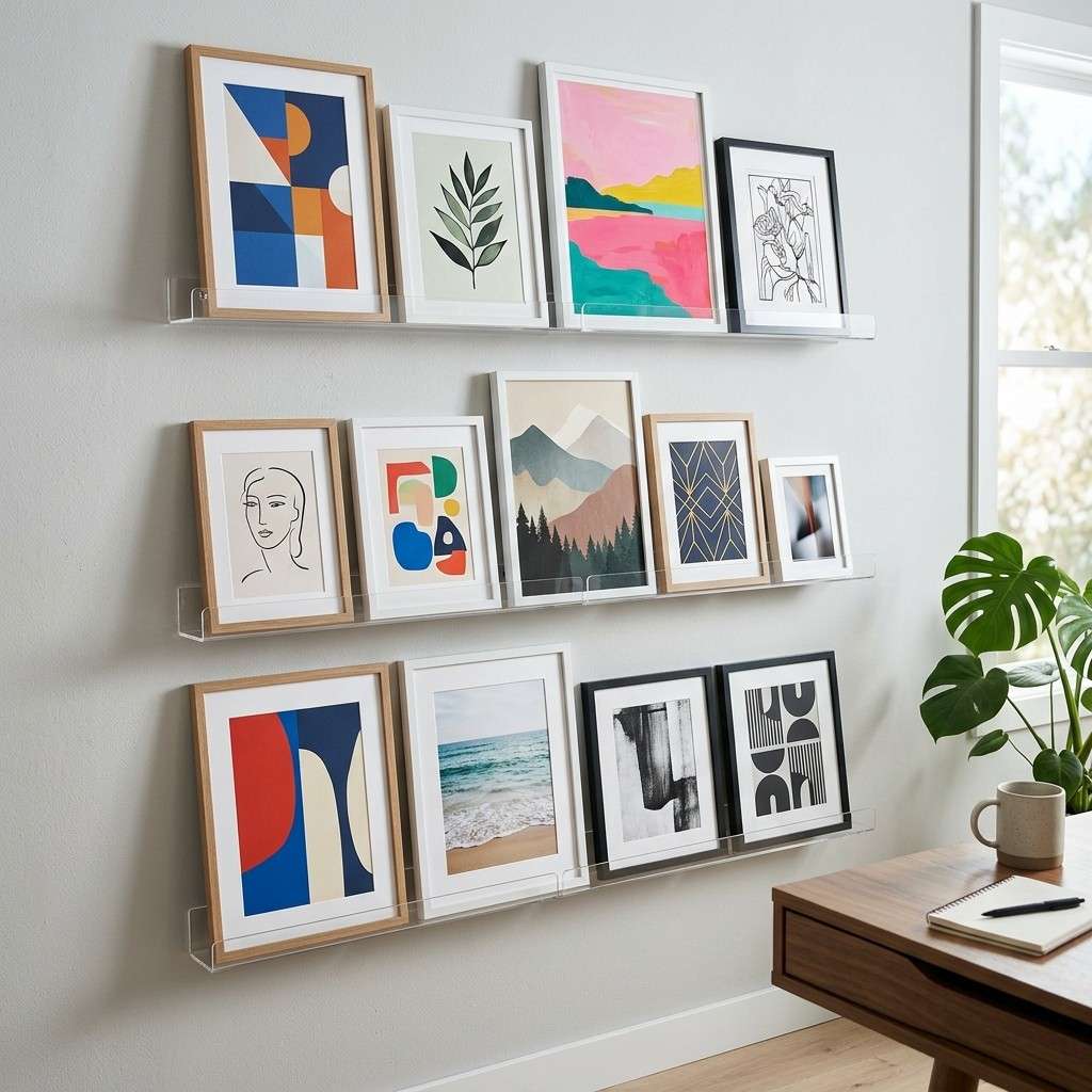 11Acrylic ledges displaying art pr 202606041151