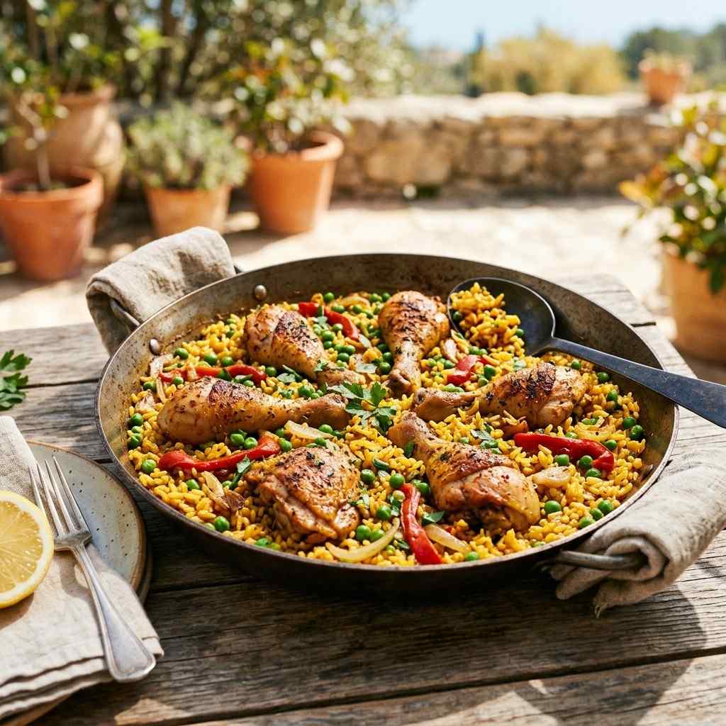 20 Affordable and Simple Dinner Ideas to Feed a Large Family Without Breaking the Bank 11Arroz con pollo platter 202606061822