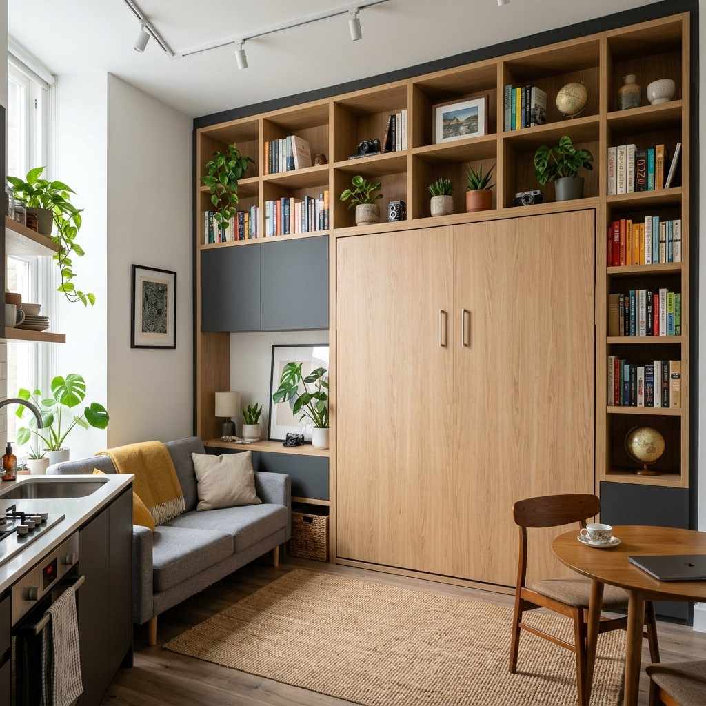 14Murphy bed with shelving 202606081604