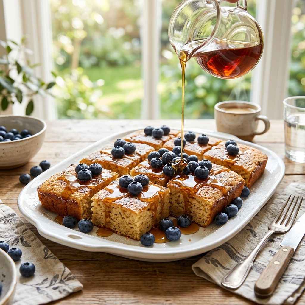 20 Affordable and Simple Dinner Ideas to Feed a Large Family Without Breaking the Bank 17Sheet pan pancakes with blueberries 202606061825