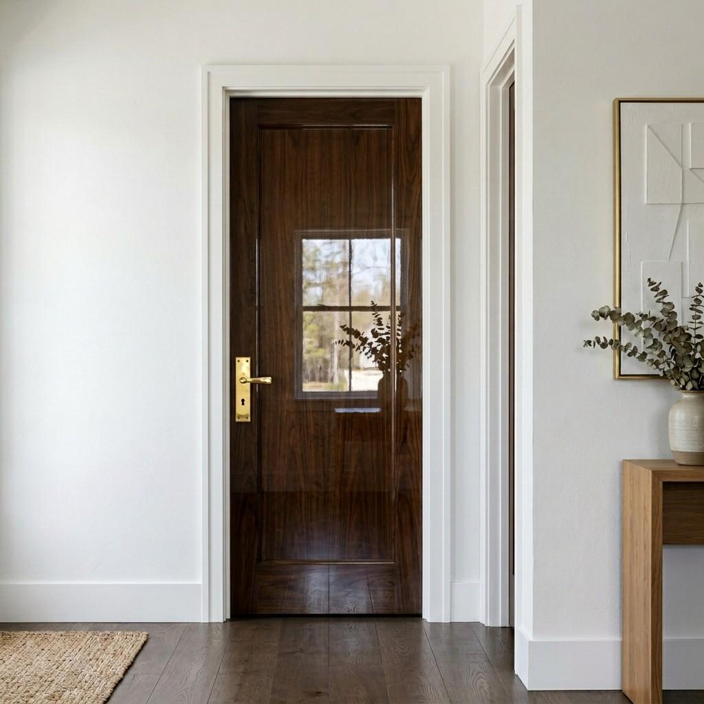17Walnut interior door white wall 202606061528