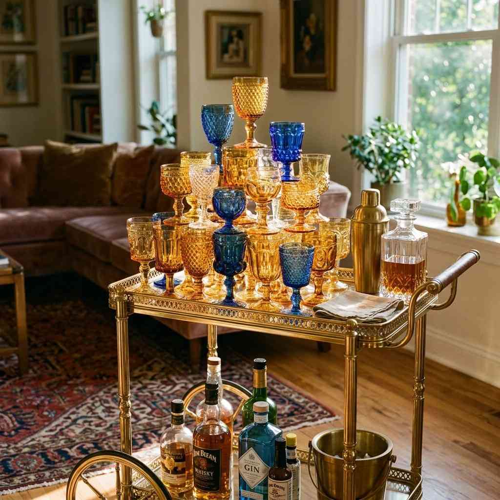 18Brass bar cart holding glass 202606211323