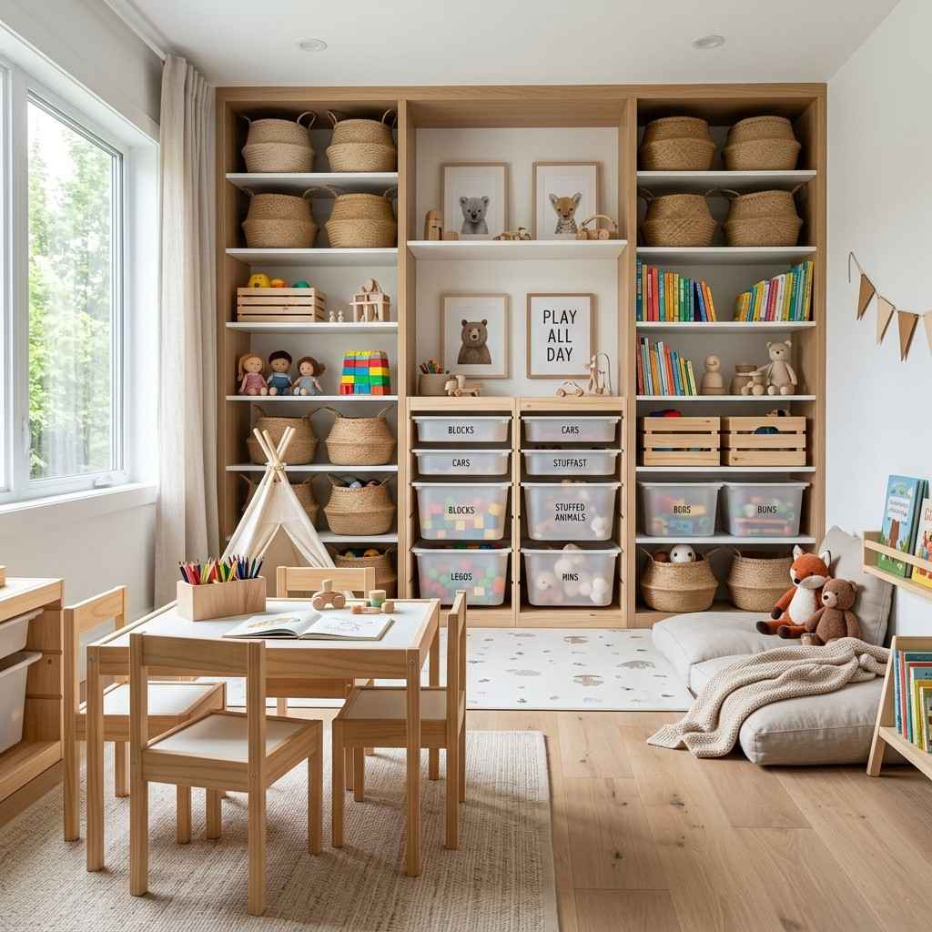 30 Genius IKEA Kids Playroom Ideas for a Stylish, Organized Space 1Kids playroom Scandinavian inter 202606071829