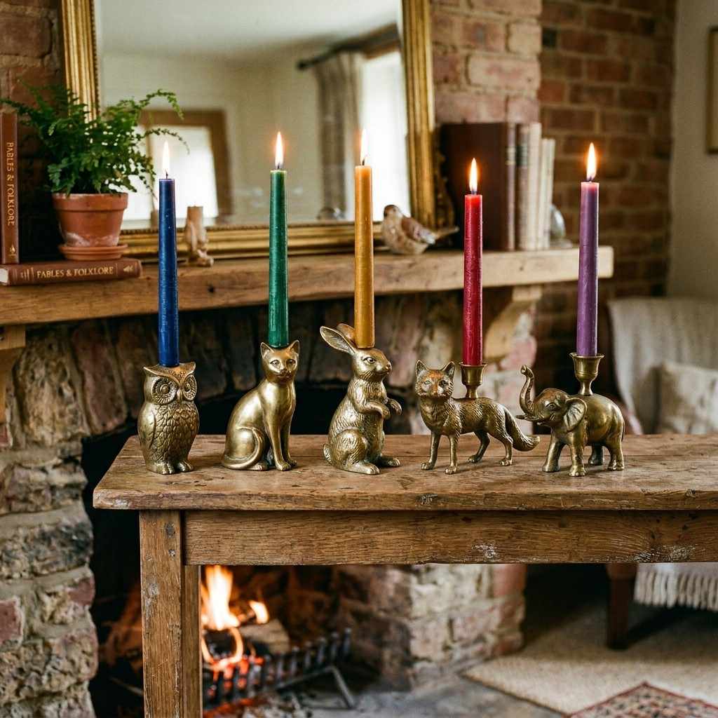 28Brass animal candlesticks holdin 202606211331