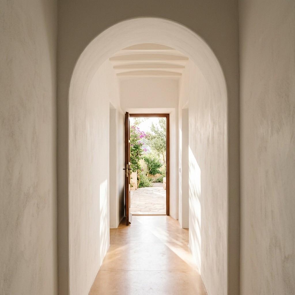 4Stucco arch hallway sunlight 202606061250