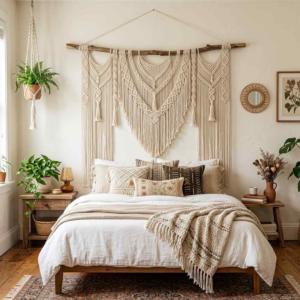 5Macrame headboard hanging above bed 202606101436