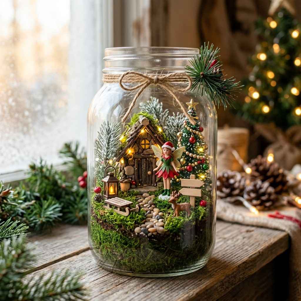 7Miniature Christmas fairy garden 202606022107