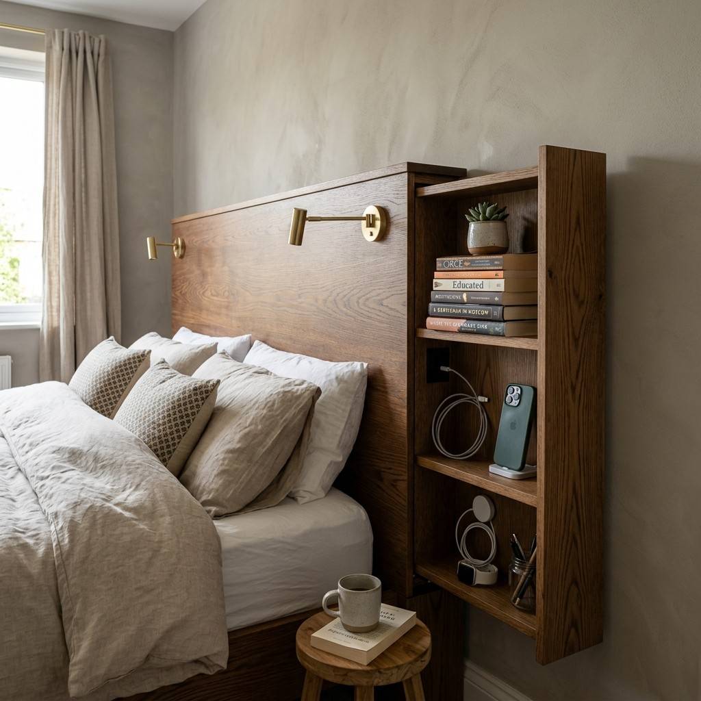 8Headboard with pull out shelving 202606081601
