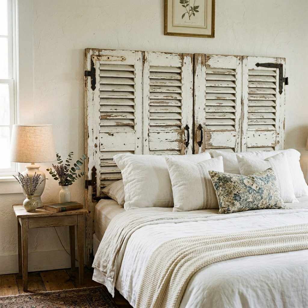 9Window shutter panel headboard pair 202606101439