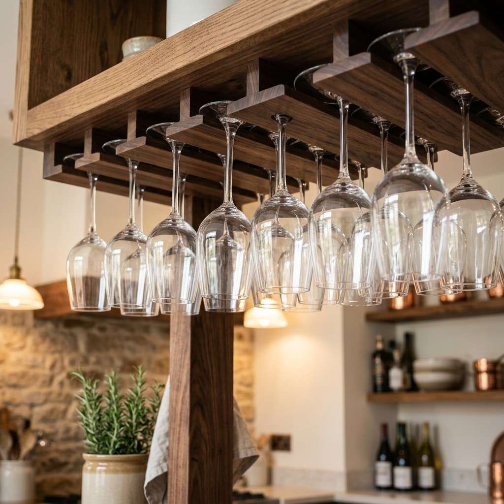 9Wine glasses hanging upside down 202607111835
